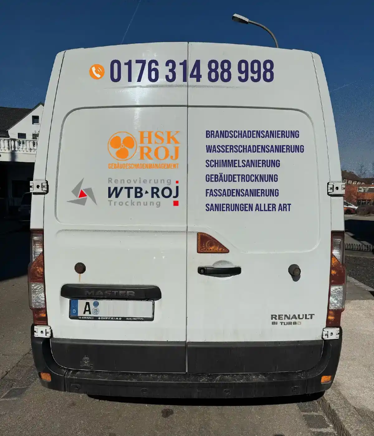 Firmenauto Bautrocknung Augsburg – schnelle Hilfe bei Wasserschaden und Brandschaden