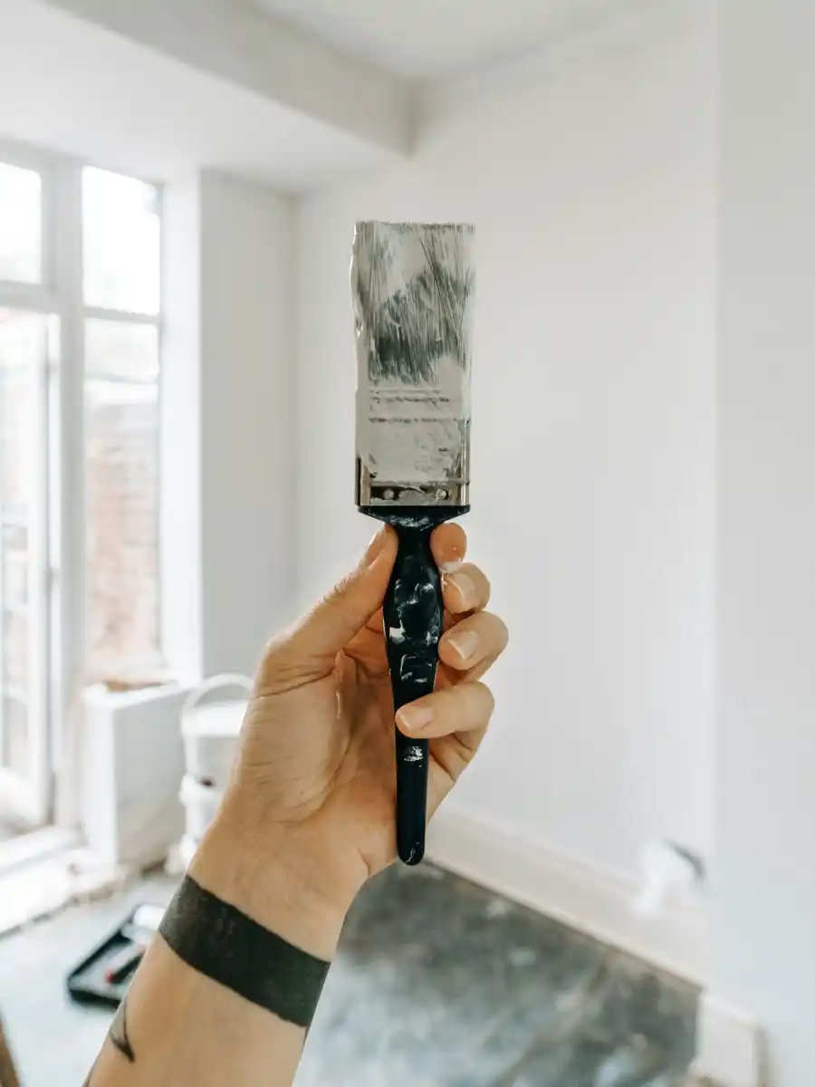 Wandgestaltung und Malerarbeiten in Augsburg – frisch gestrichene Wand