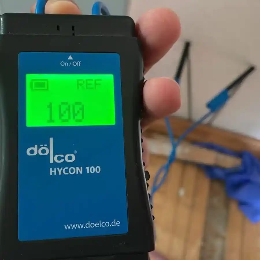 Schadensaufnahme Wasserschaden Ingolstadt – kapazitive Feuchtemessung