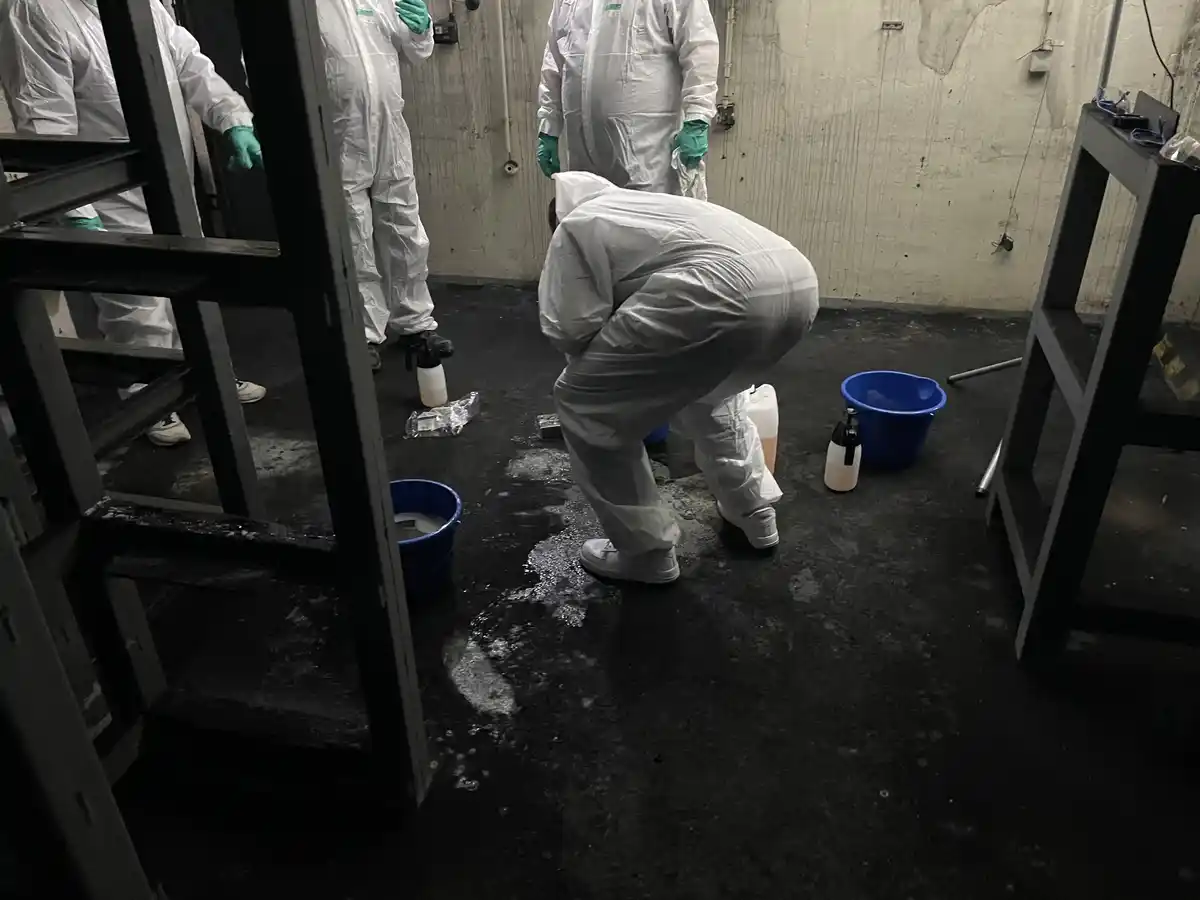 Rußentfernung Decke Brandschaden München gründlich fachgerecht