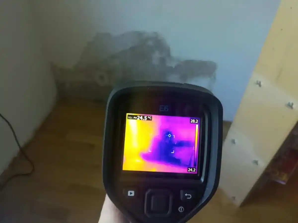 Thermografie Lecksuche Wasserschaden München Thermokamera Leckortung
